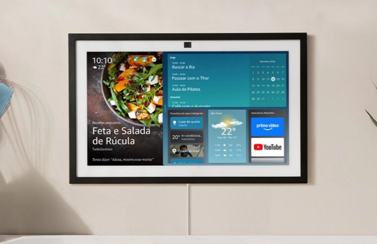 Amazon lança novo Echo Show 15 por R$ 3 mil; veja o que muda no modelo