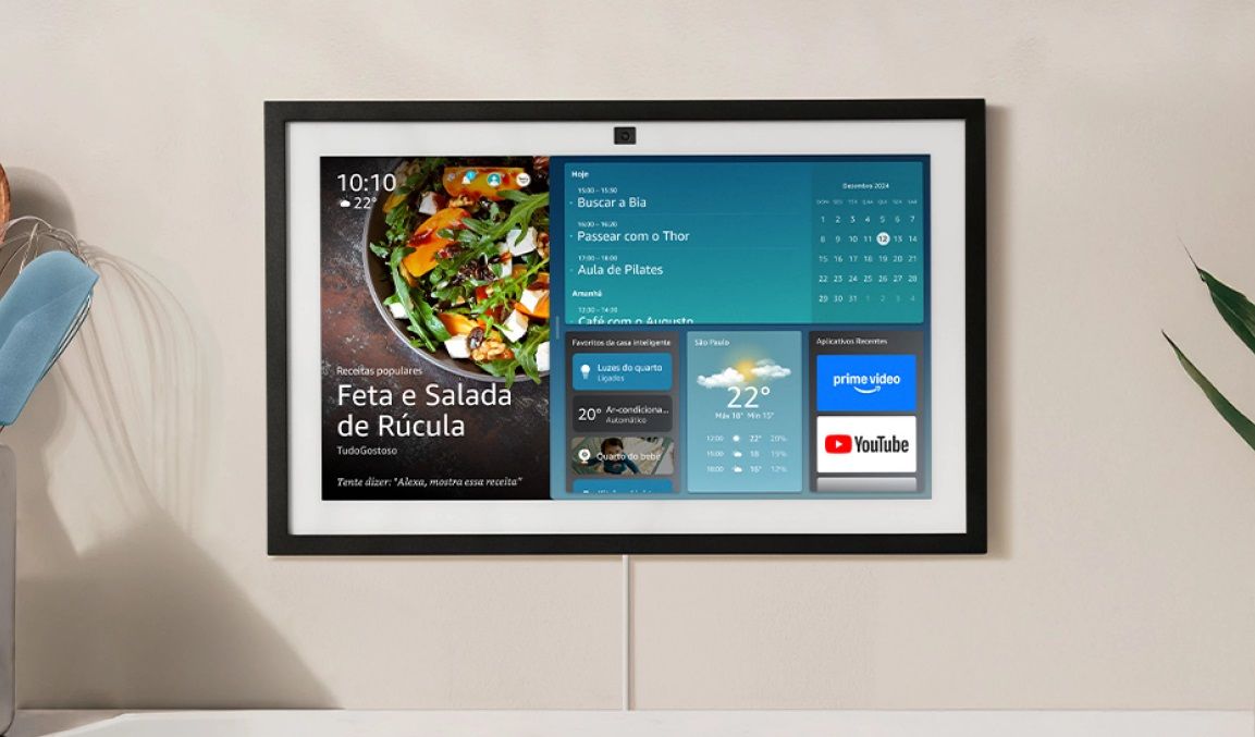 Amazon lança novo Echo Show 15 por R$ 3 mil; veja o que muda no modelo