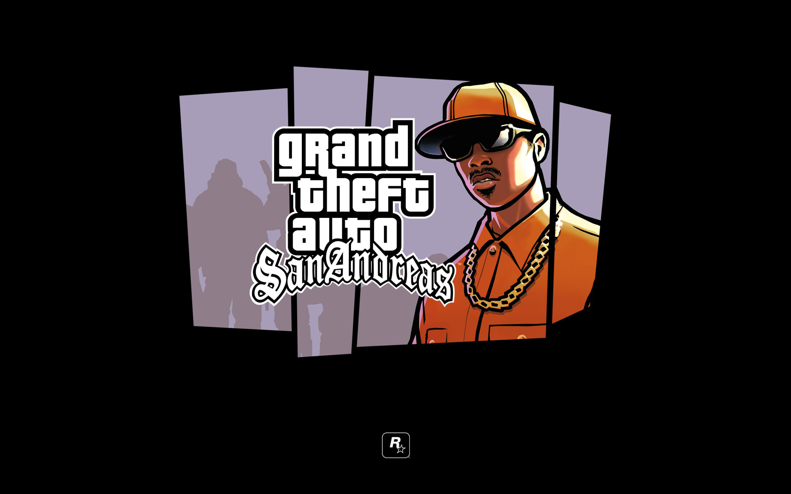 Quem é o cara de laranja que aparece na tela inicial de GTA San Andreas?