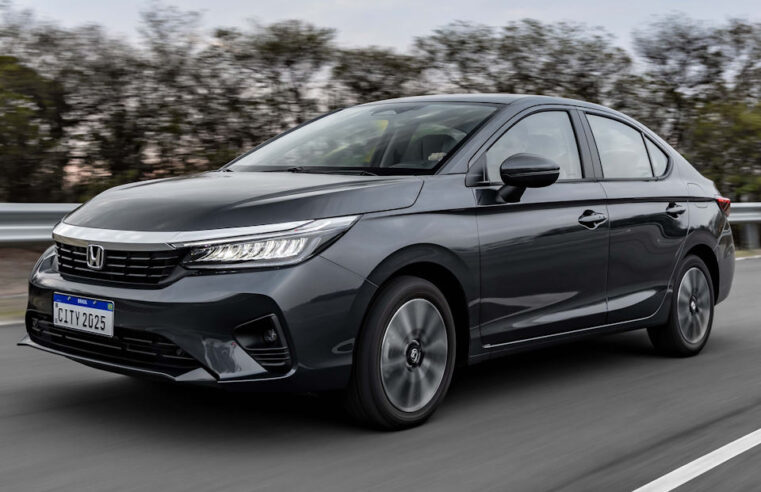 Honda atualiza linha City para 2025; confira os detalhes, versões e preços