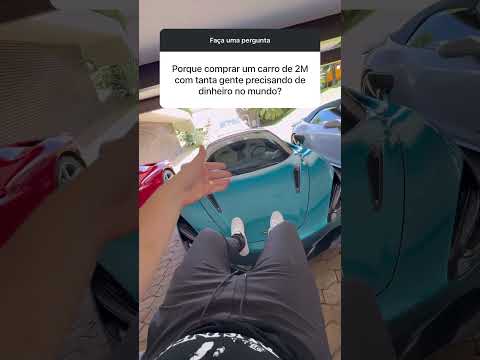 Porque comprar carro de 2M em vez de doar o dinheiro? #danielpenin