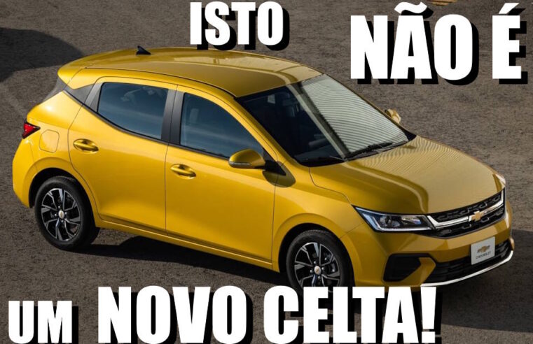 #FAKE: a Chevrolet não vai lançar um novo Celta para ficar abaixo do Onix
