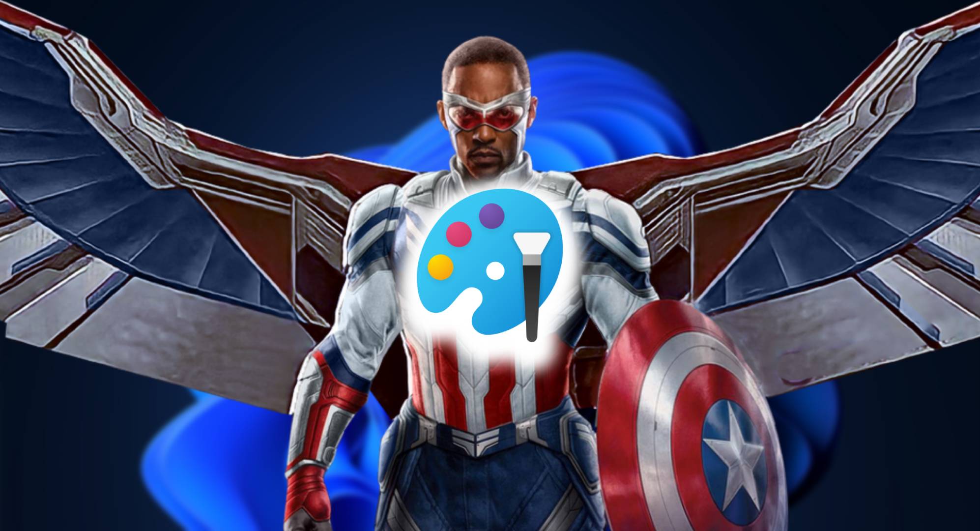 Ajudante do Capitão América usa Microsoft Paint para criar novo traje em comercial