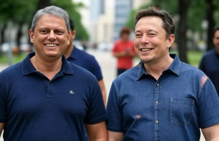 Governador de SP posta foto com Elon Musk gerada por IA; veja