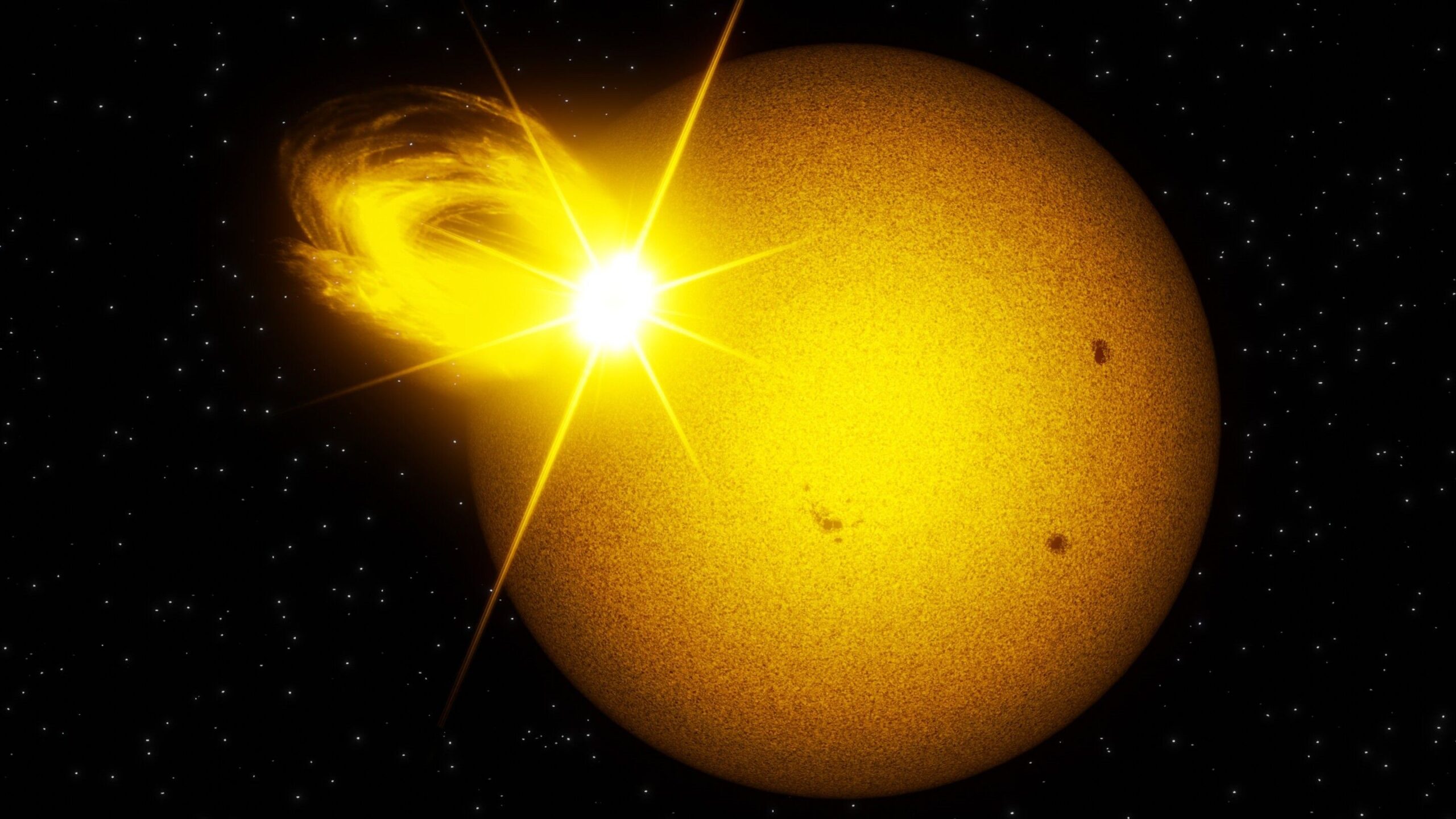 Estrelas como o Sol podem liberar supererupções a cada século, diz estudo