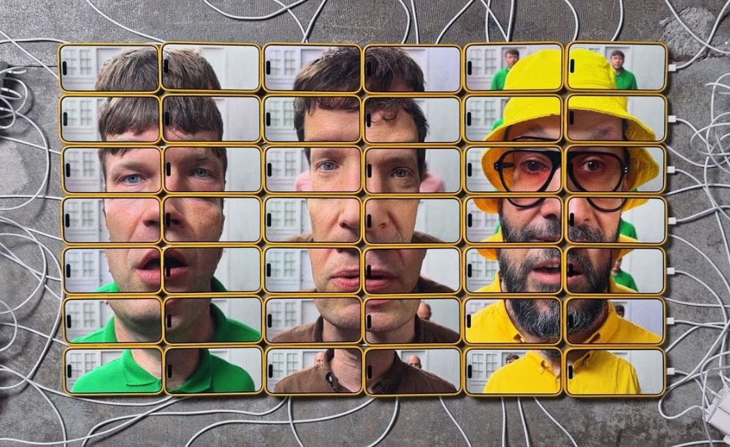 Banda lança clipe impressionante gravado com vídeos de 64 iPhones
