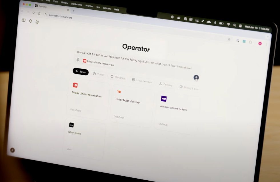 Operator: conheça a IA ‘irmã’ do ChatGTP que realiza tarefas no computador para você