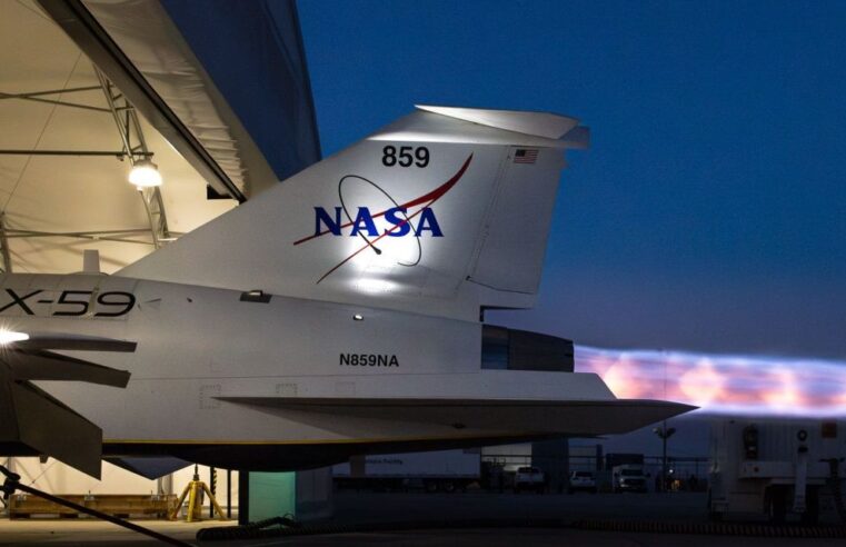 Avião supersônico ‘silencioso’ da Nasa entra em teste finais antes de voar