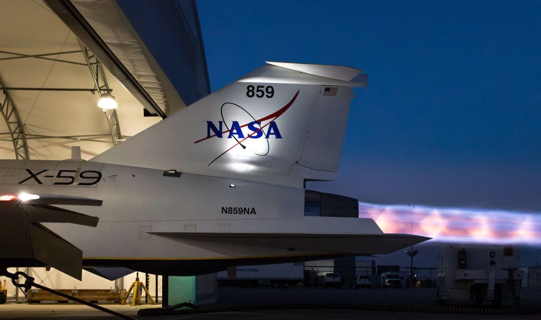 Avião supersônico ‘silencioso’ da Nasa entra em teste finais antes de voar