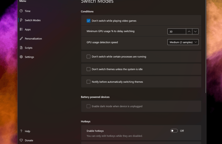 Windows: app Auto Dark Mode ganha suporte ARM nativo e mais novidades