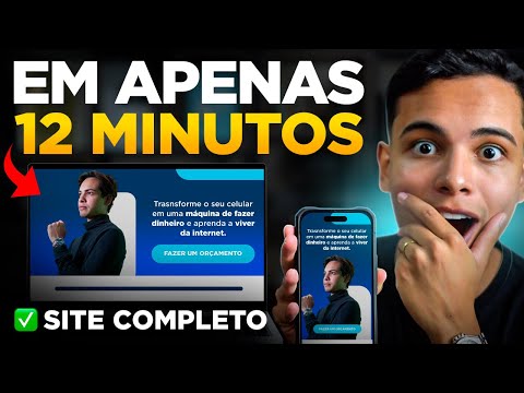 COMO CRIAR UM SITE DO ZERO EM 12 MINUTOS – Passo a Passo Completo 2025 (Site Profissional)