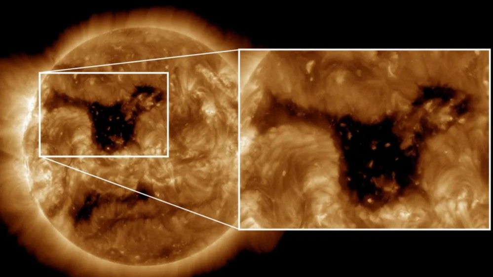 #AstroMiniBR: um ‘buraco gigante’ na atmosfera solar