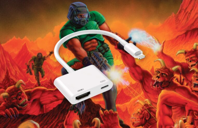 Desenvolvedor roda Doom no adaptador Lightning para HDMI da Apple