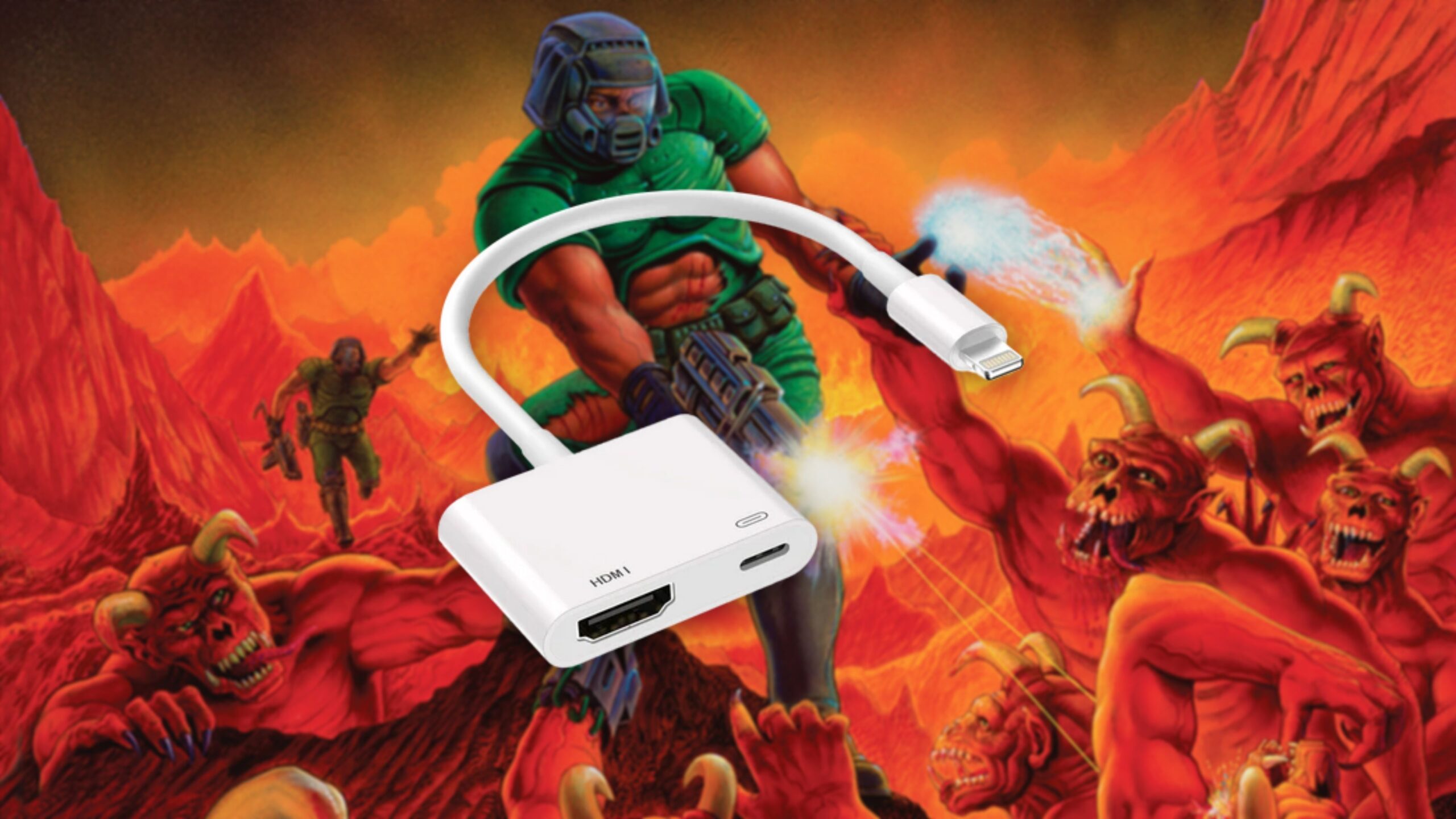 Desenvolvedor roda Doom no adaptador Lightning para HDMI da Apple