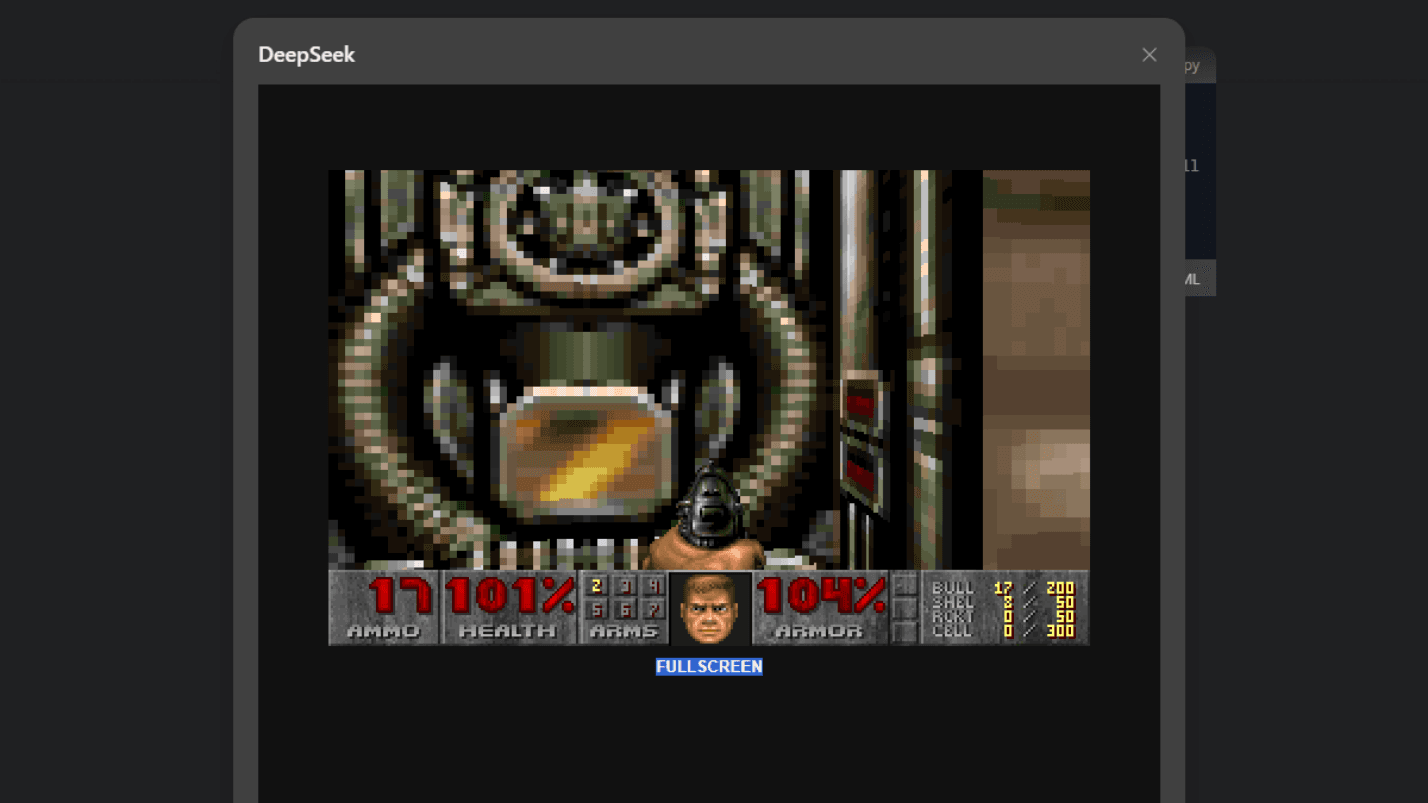Programador brasileiro roda Doom clássico dentro do DeepSeek