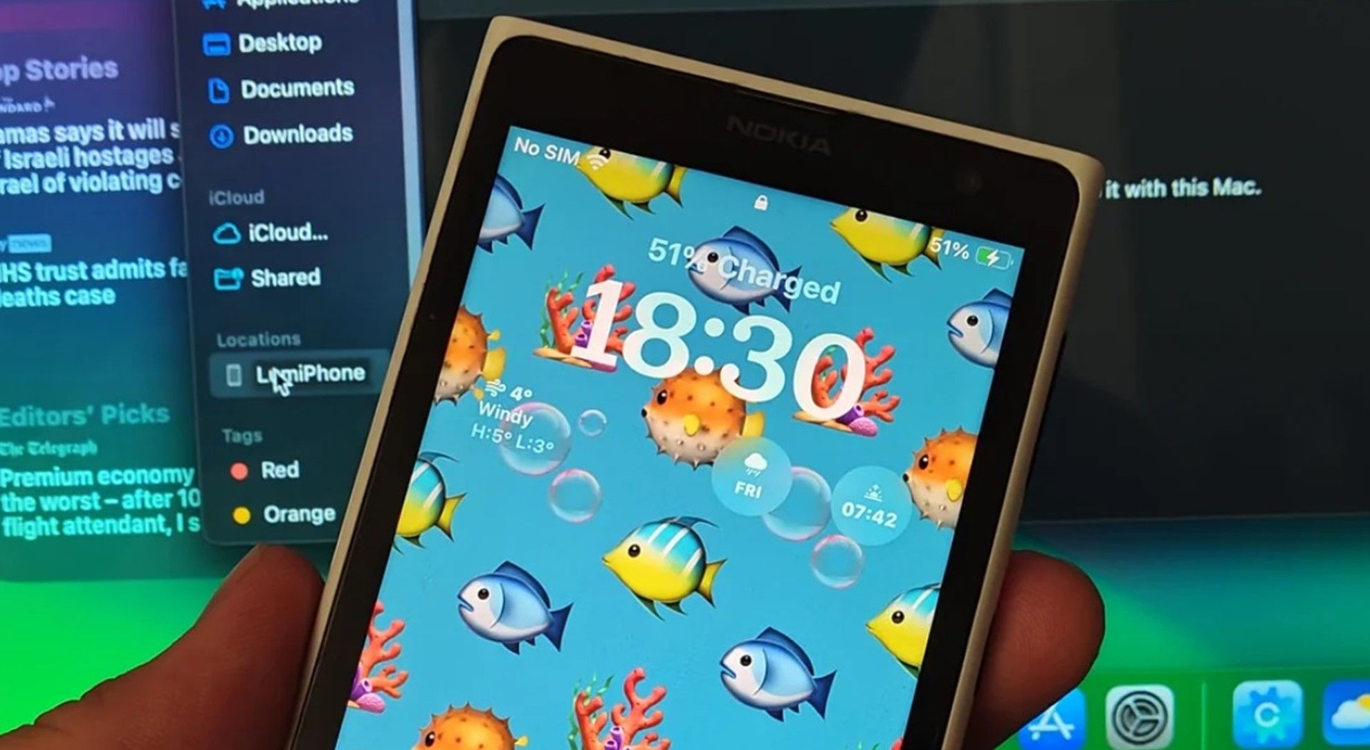 Fã faz ‘transplante’ e roda um iPhone SE dentro do clássico Nokia Lumia 1020
