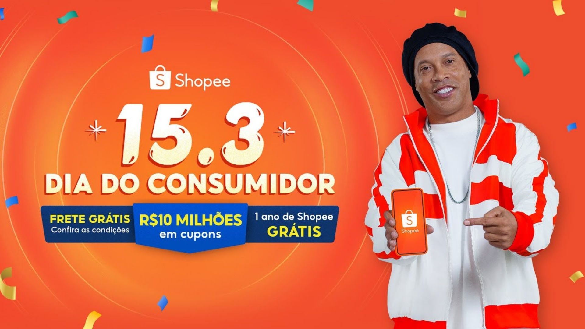 Dia do Consumidor da Shopee terá R$ 10 milhões em descontos, frete grátis e sorteios