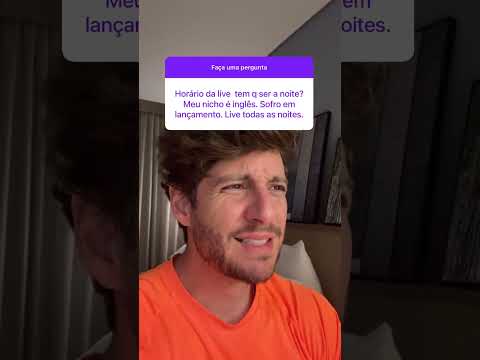Melhor horário para fazer live
