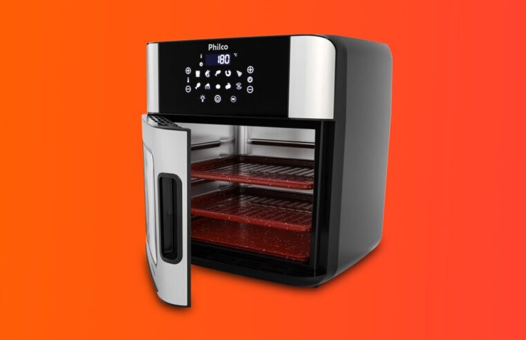 Philco lança Air Fryer de 16 litros de capacidade e tampa lateral removível