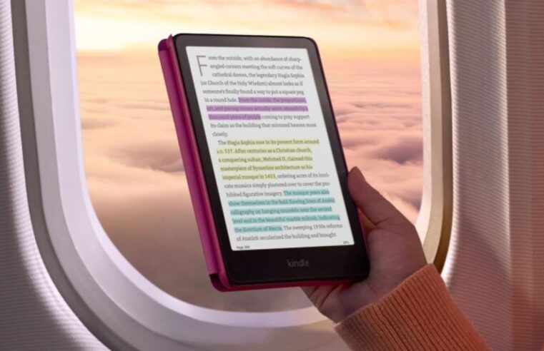 Kindle agora permite mudar de página com dois toques na lateral ou traseira do dispositivo
