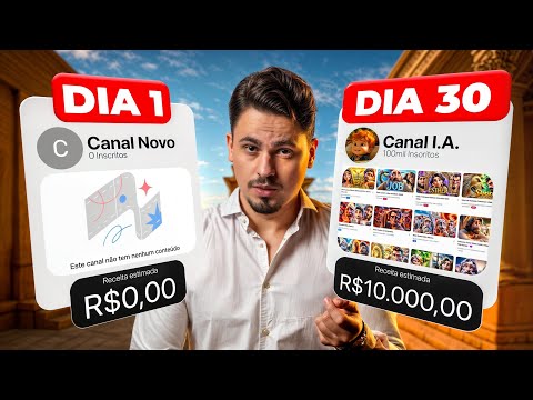 Ganhe R$10.000 por mês com um Canal do YouTube AUTOMÁTICO de I.A