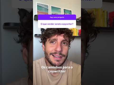 O que um COPYWRITER pode vender?