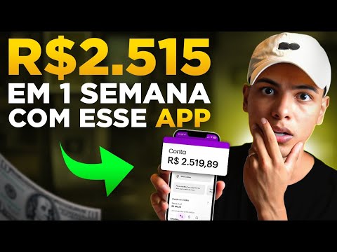 FIZ MAIS DE 2 MIL REAIS EM UMA SEMANA COM ESSE APP 😳 (Ganhe dinheiro online)