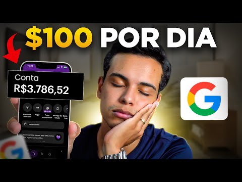 ACHEI O JEITO MAIS PREGUIÇOSO DE GANHAR $100 POR DIA COM O GOOGLE – Passo a Passo (Dinheiro online)