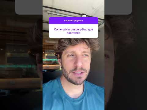 Como SALVAR um PERPÉTUO que não vende