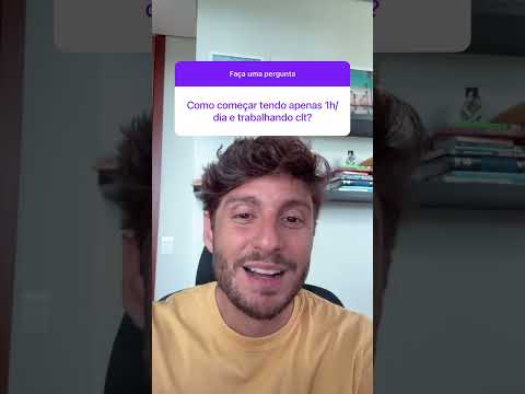 Como ser PRODUTIVO tendo só uma hora por dia