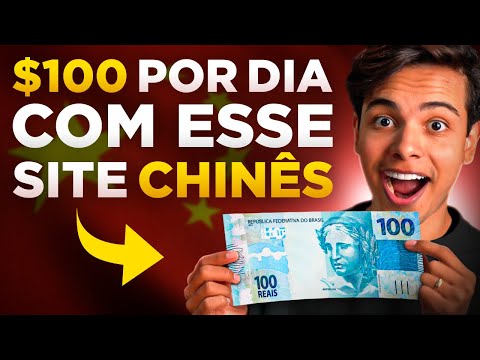 ESSE SITE CHINÊS PAGA $100 POR DIA PARA INICIANTES PELO CELULAR (Dinheiro online 2025)