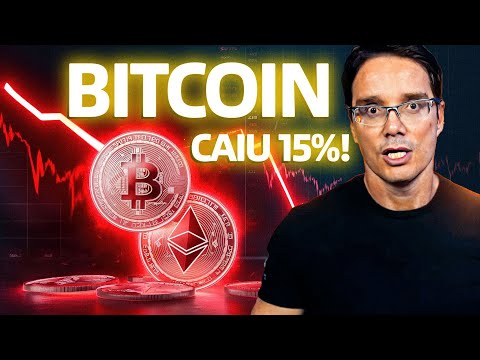 BITCOIN DESPENCA 15%! AGORA É O MELHOR MOMENTO PARA COMPRAR?