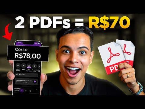 FAÇA $70 A CADA 2 PDFs DE GRAÇA PELO CELULAR – Passo a Passo (Dinheiro online)