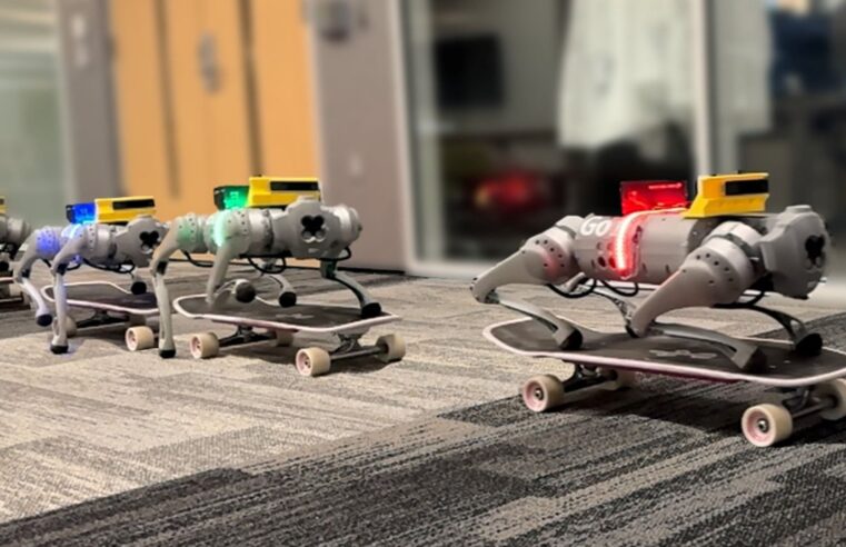 Só os loucos sabem: robôs com quatro ‘pernas’ aprendem a andar de skate