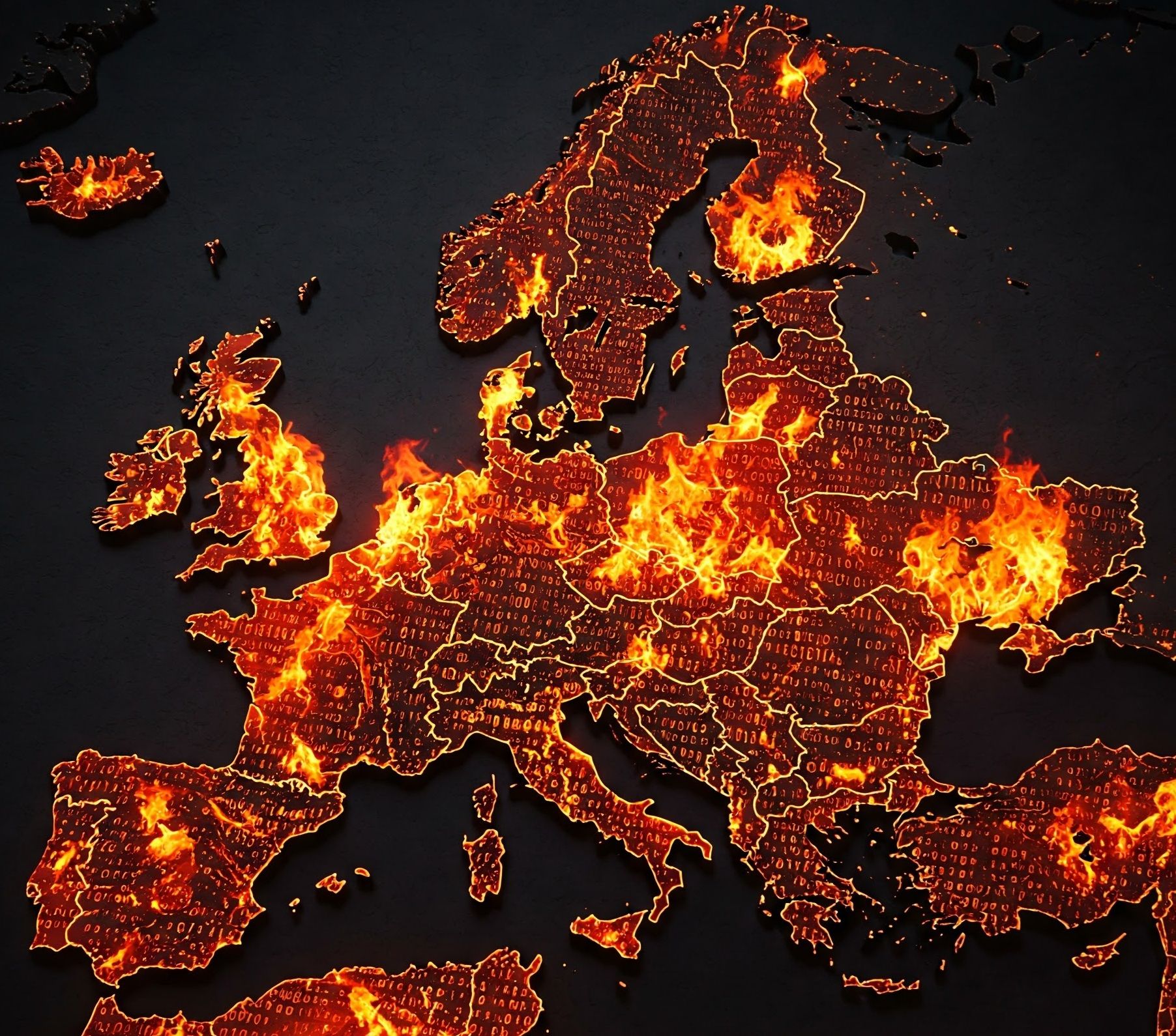 Como um ciberataque pode apagar quase toda a Europa — e também o Brasil
