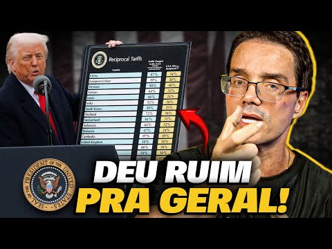 NOVA MEDIDA DE TRUMP: “TARIFAÇO” GIGANTE ATINGE TODOS OS PAÍSES