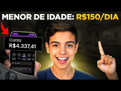 COMO GANHAR R$5.000 POR MÊS SENDO MENOR DE IDADE – Passo a Passo (Dinheiro online)
