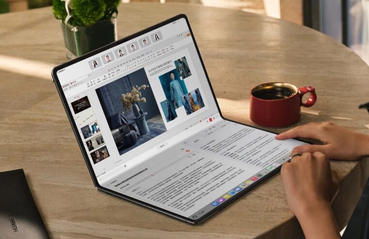 MateBook Fold: novo notebook dobrável e ultrafino da Huawei tem SO próprio
