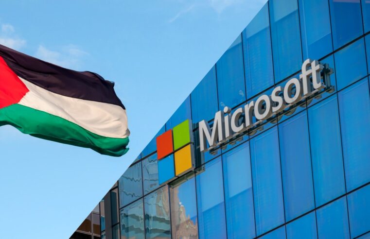 Microsoft bloqueia emails sobre “Palestina” e “Gaza” de funcionários