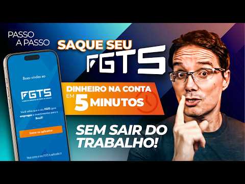 COMO SACAR TODO O FGTS RETIDO E RECEBER EM 5 MINUTOS – ATUALIZADO 2025