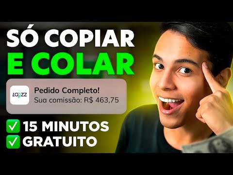 DE GRAÇA: COMO FAZER A PRIMEIRA VENDA NA LOGZZ EM 20 MINUTOS – Aulão Completo (Dinheiro online)