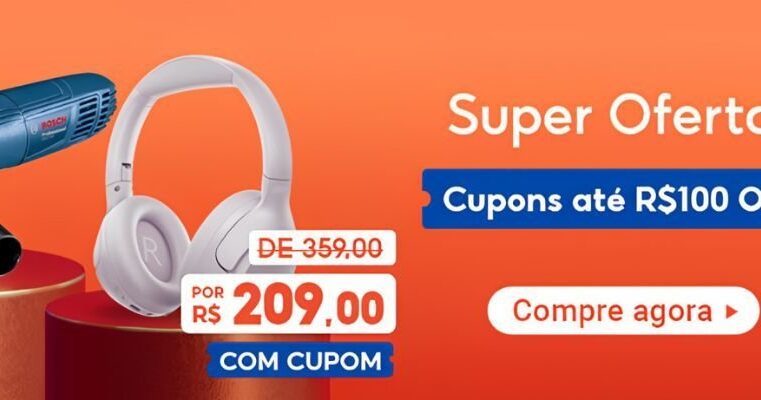 Super Ofertas da Shopee: compre móveis, air fryers, smart TVs e mais com até 77% OFF