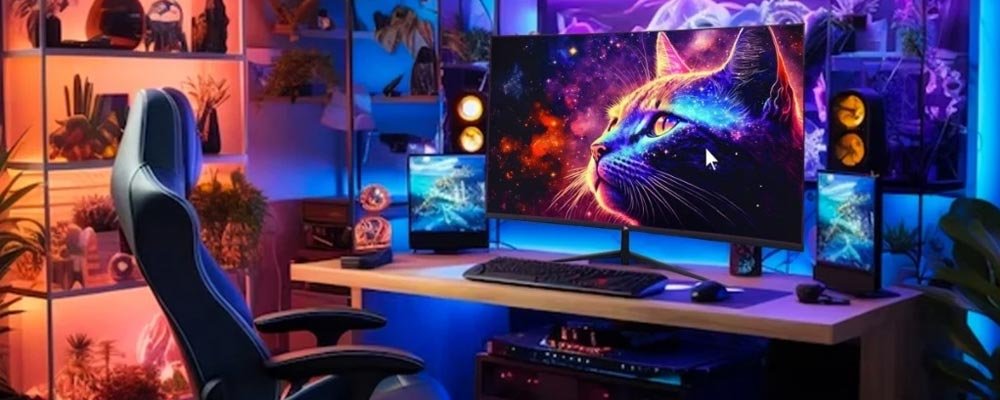 Grandes telas para seu Setup: compre monitores de 23” a 34” com até 73% OFF