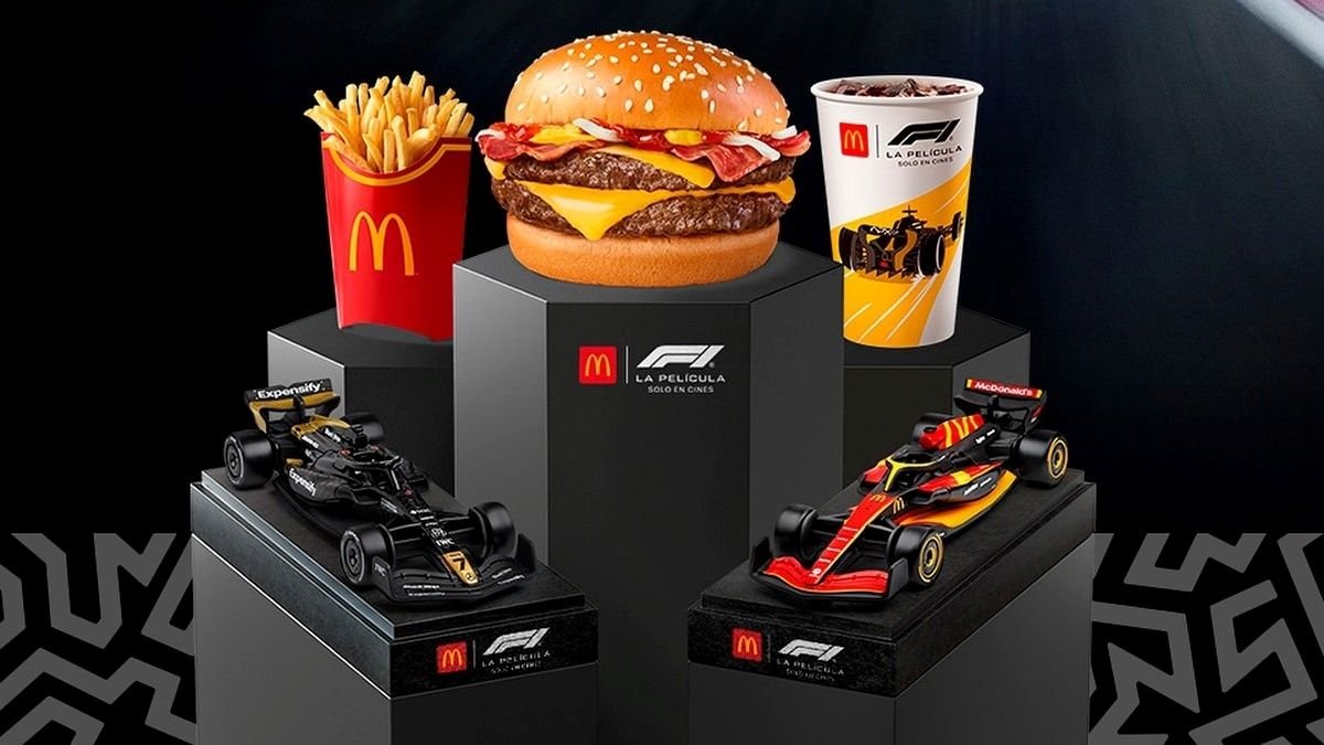 McDonald’s recebe miniaturas de Fórmula 1 para o lançamento de novo filme! Veja como obter