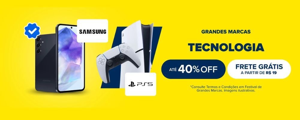 Tecnologia com até 40% OFF na Liquida Full do Mercado Livre: compre smartphones, notebooks e acessórios com entrega rápida