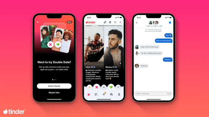 Tinder lança ‘Double Date’, recurso que permite marcar encontros de 4 pessoas; confira como usar