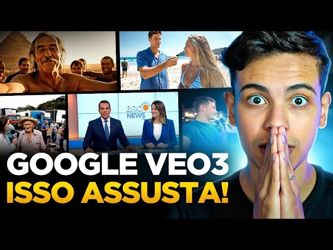 GOOGLE VEO 3 GRÁTIS: COMO CRIAR VÍDEOS ABSURDAMENTE REALISTAS SEM PAGAR NADA! (Passo a Passo)