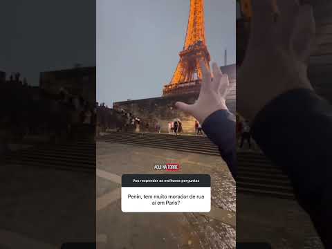 Tem muito morador de rua em Paris? #danielpenin